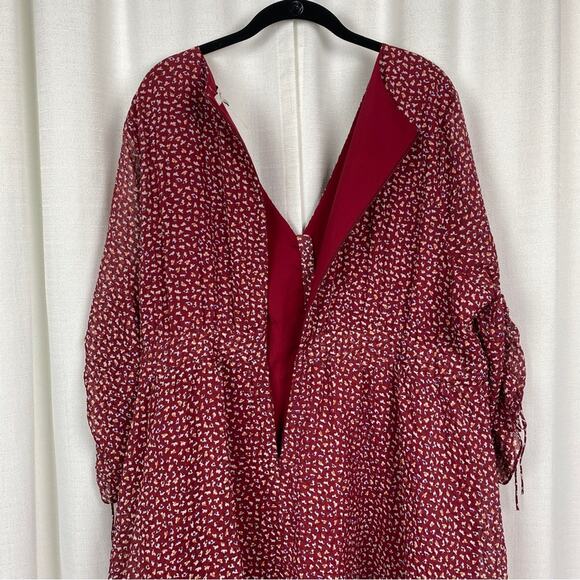 Madewell Starviolet Mini Dress Ditsy Floral Sz.24W NWT - Picture 13 of 16